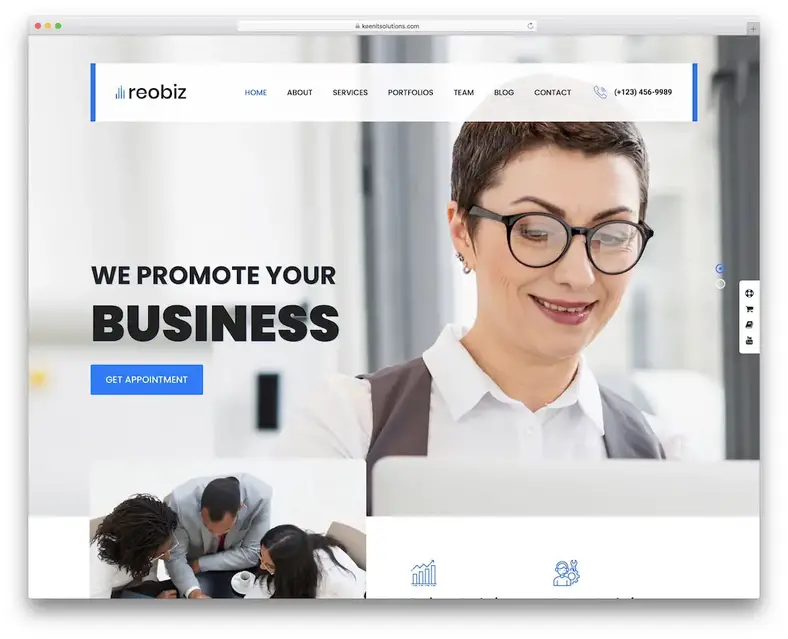 tema wordpress reobiz