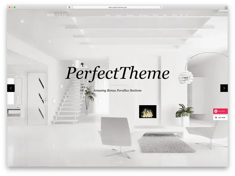 thème WordPress d'une seule page