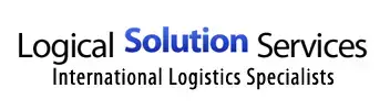 Logo perusahaan layanan solusi logika