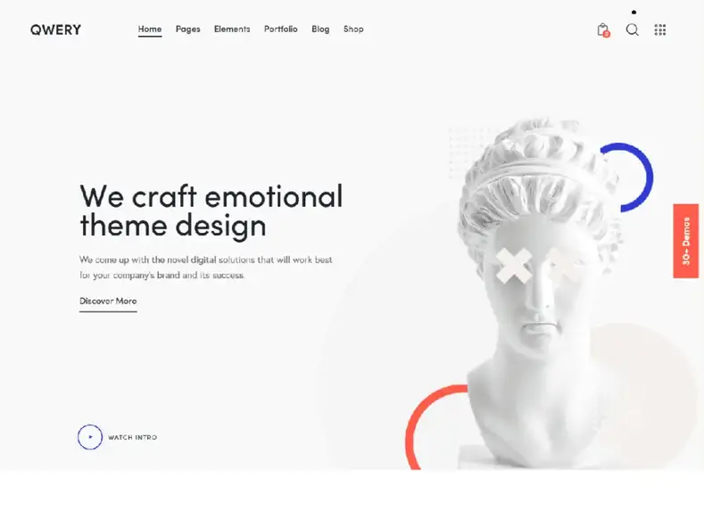 Qwery - Tema WordPress de negócios multiuso + RTL