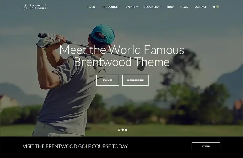 Tema WordPress Golf Brentwood