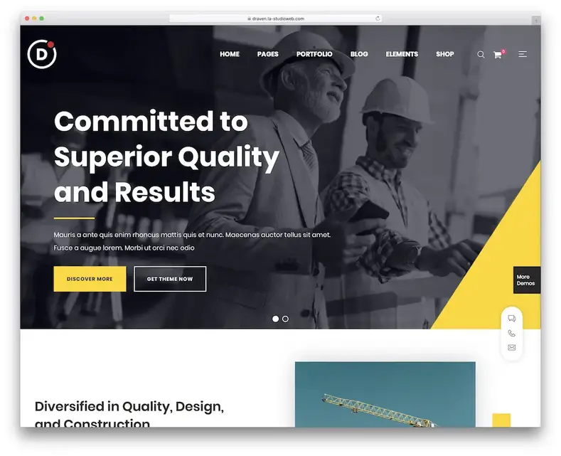 tema wordpress html5 draven