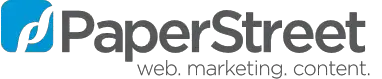 Logo for webdesignfirmaet PaperStreet