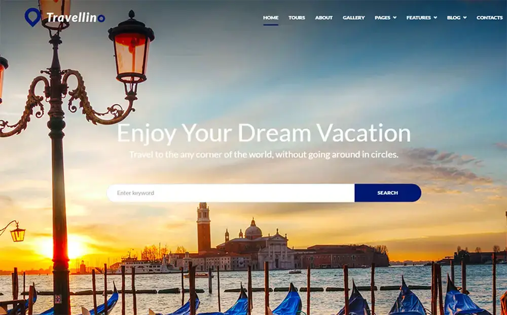 Travellino - Tema Elementor di WordPress per società di viaggi