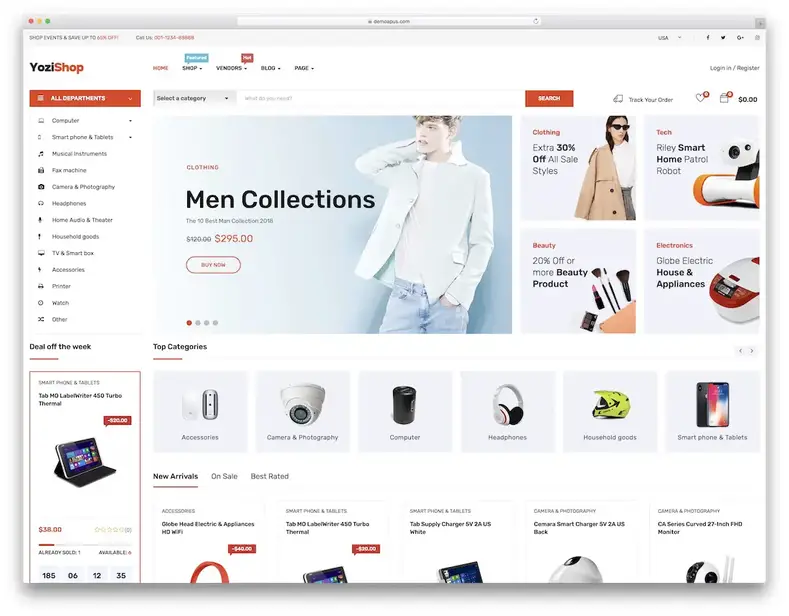 tema wordpress afiliado yozi amazon