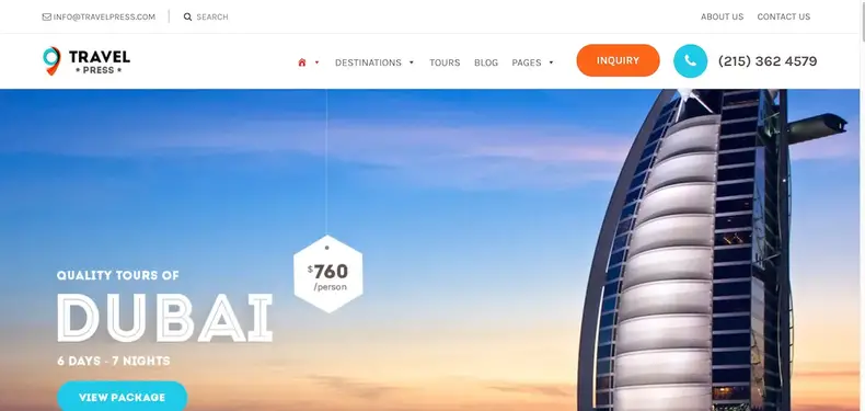 travelpress-tour-operator-vacances-agence-de-voyage-wordpress-theme-CL