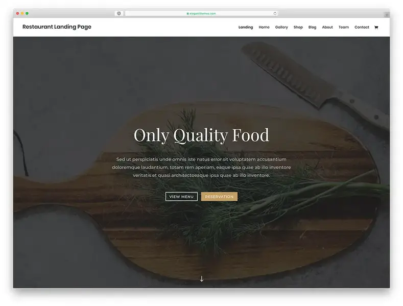 tema wordpress restaurante