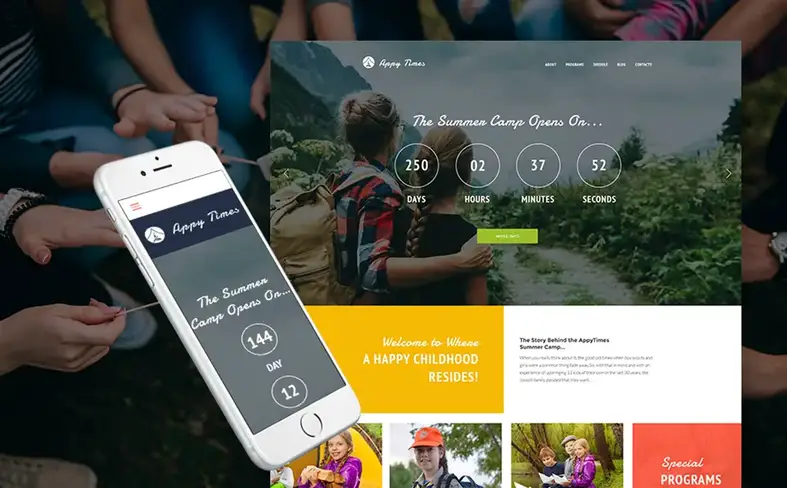 Macera Kampı WordPress Teması