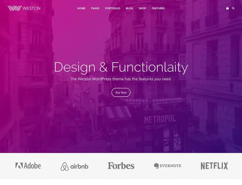Weston-agência-wordpress-tema