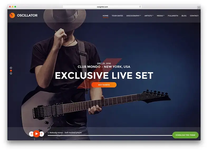 oscilador-música-wordpress-tema