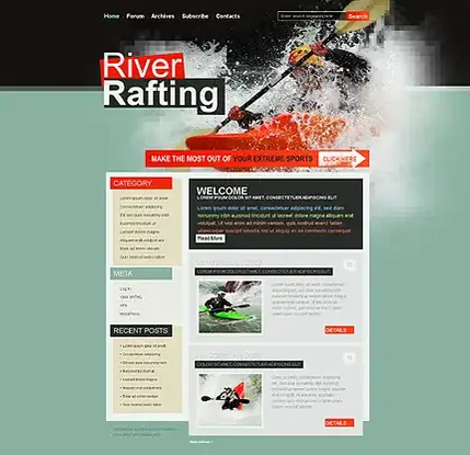 Rafting Tema WordPress