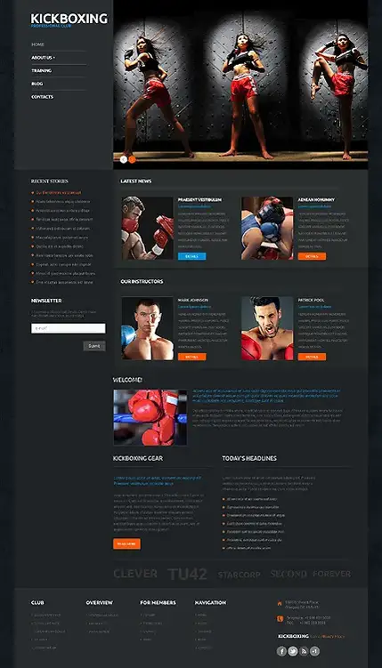 Tema WordPress Boxe