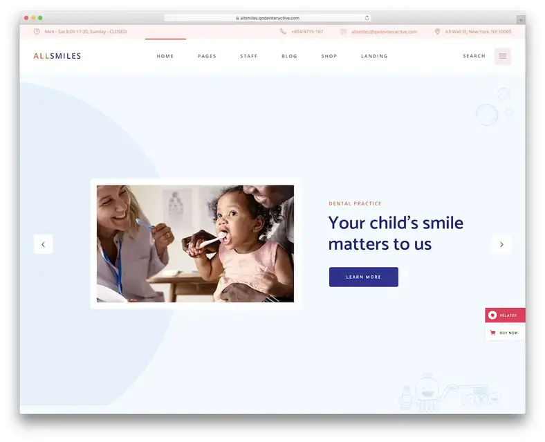 allsmiles wordpress tema dentista