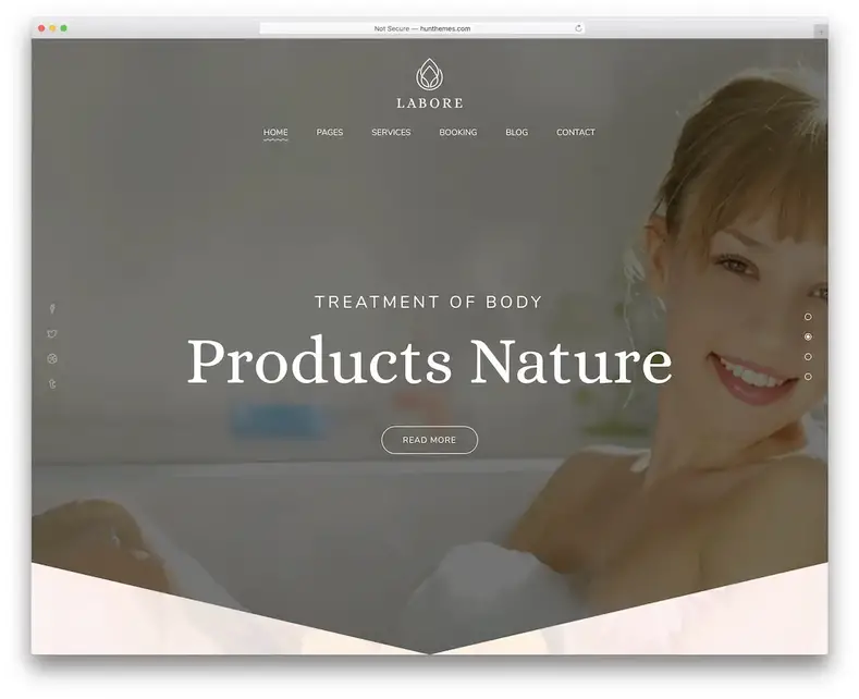 meilleur thème wordpress de salon de spa de travail