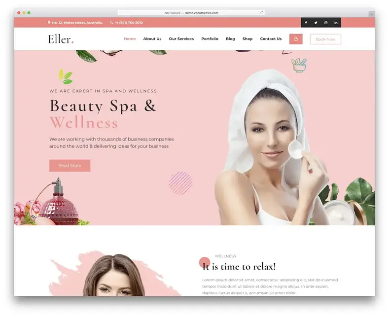 eller maquiador tema wordpress