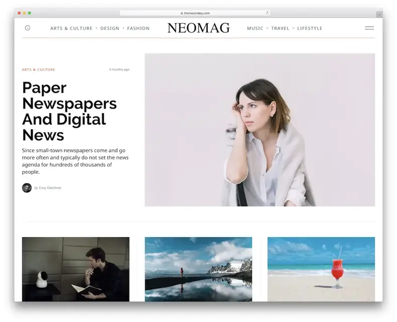 edição da revista de viagens neomag