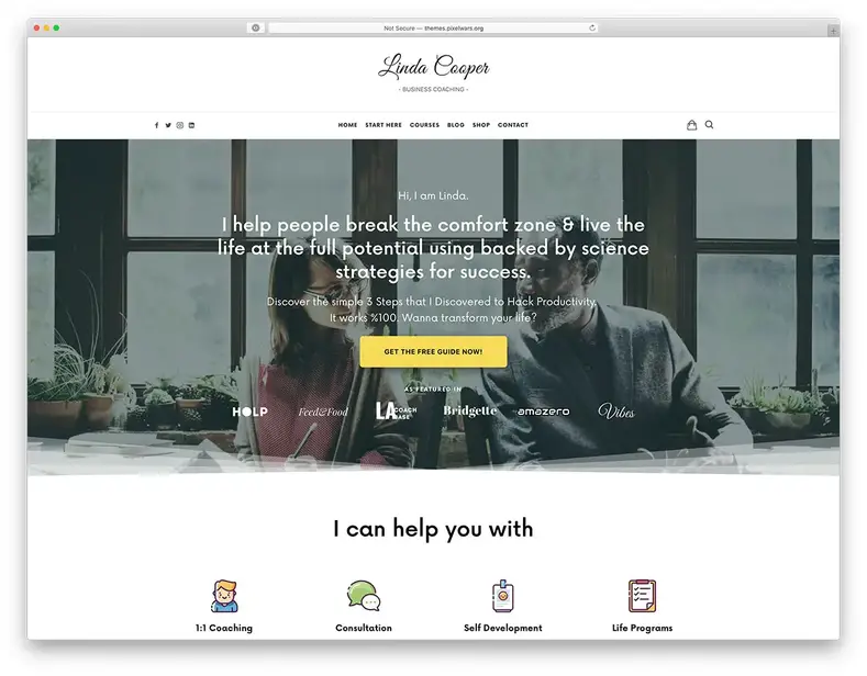 treinar tema wordpress
