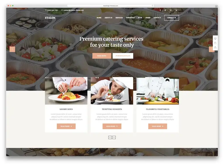 katering tema wordpress