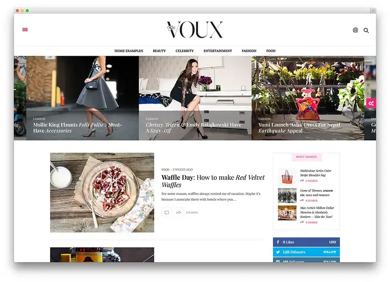 the voux - tema blog mode