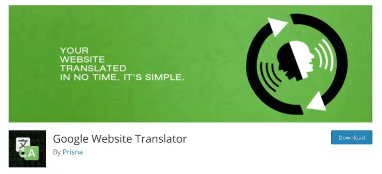 Tradutor de sites do Google
