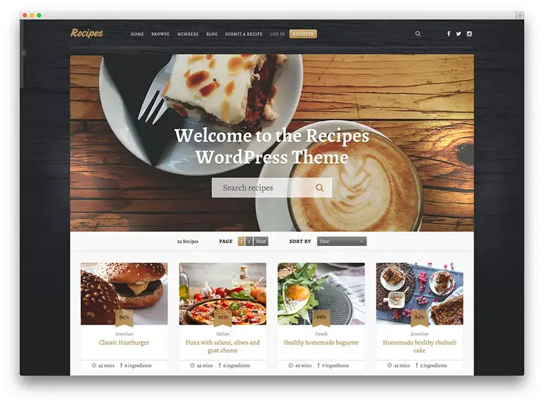 receitas - site para revisar e compartilhar