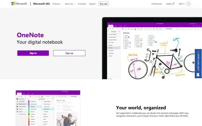 Microsoft OneNote - Digital notesbog
