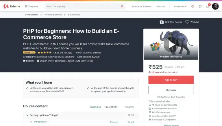 Créer une boutique e-commerce avec PHP