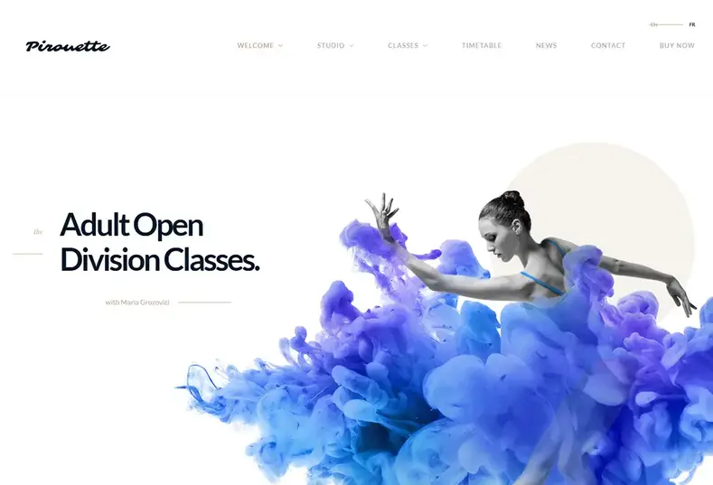 Tema WordPress Akademi Menari