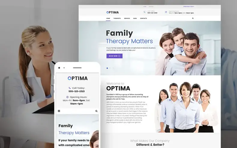 Psikologlar için WordPress teması
