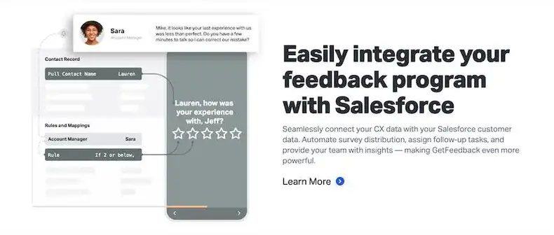 GetFeedback Salesforce -integration
