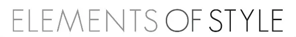 Style virksomhedens logo -elementer