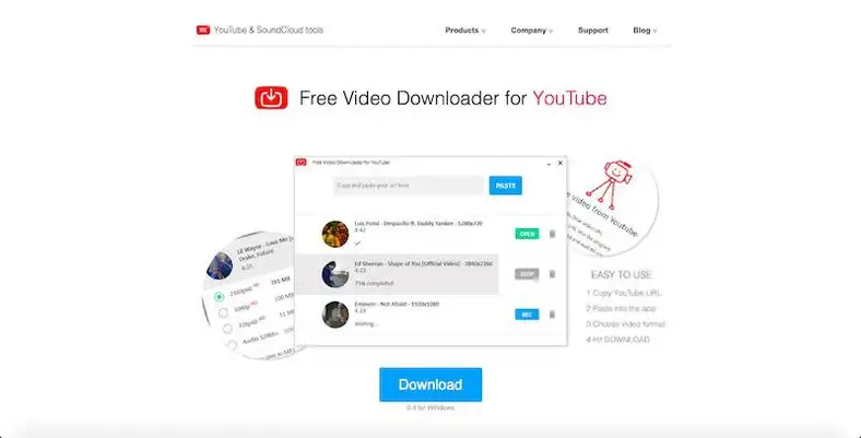 Downloader de vídeo gratuito para o YouTube