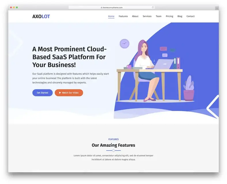 axolotl rtl tema wordpress