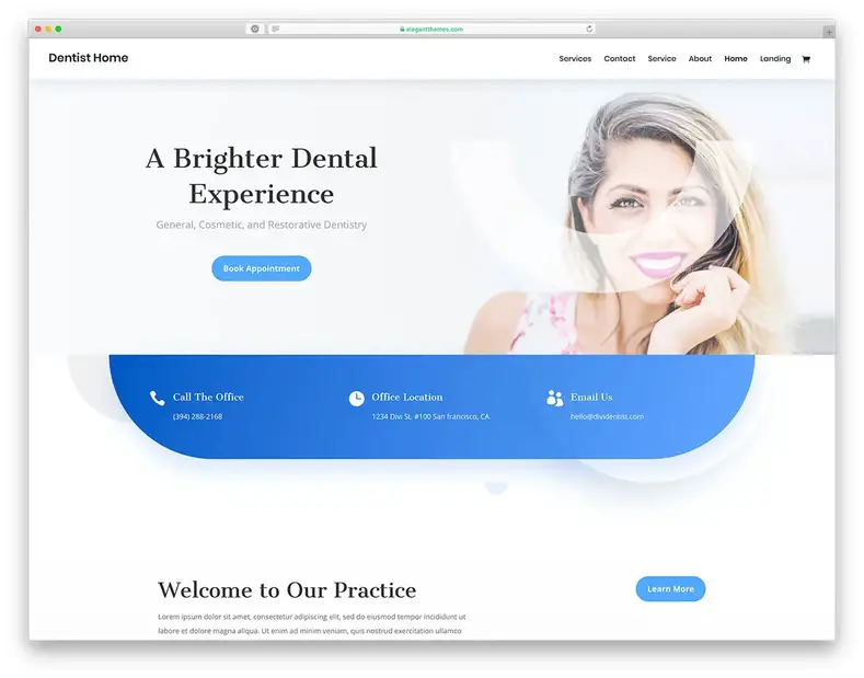 Tema WordPress odontológico
