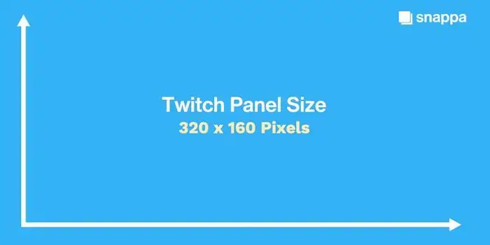 Twitch panel størrelse