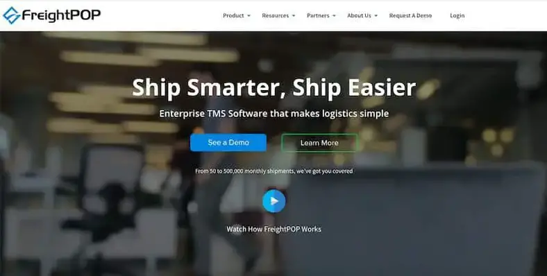 FreightPOP: TMS berbasis cloud