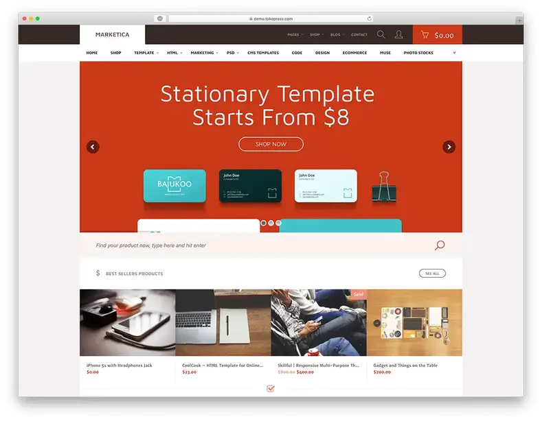 tema wordpress mercado