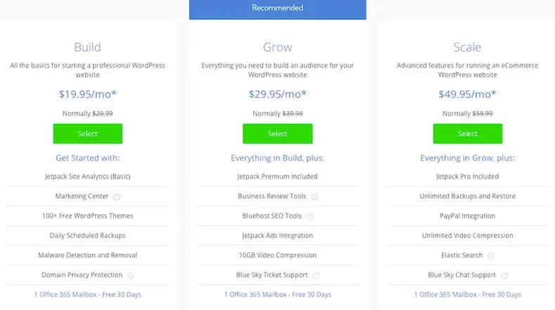 Bluehost: مراجعة استضافة الويب WordPress Hosting
