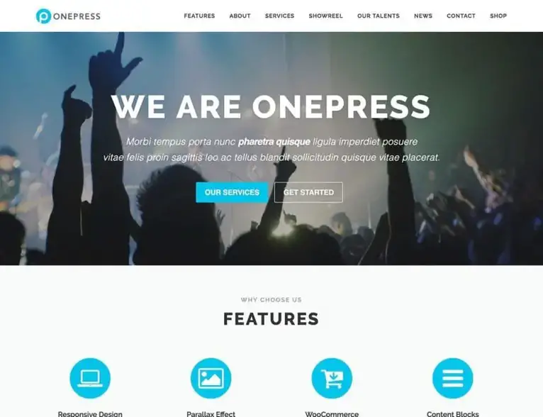onepress-wordpress-tema