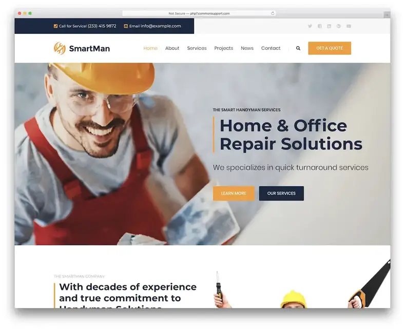 tema wordpress smartman para pintores