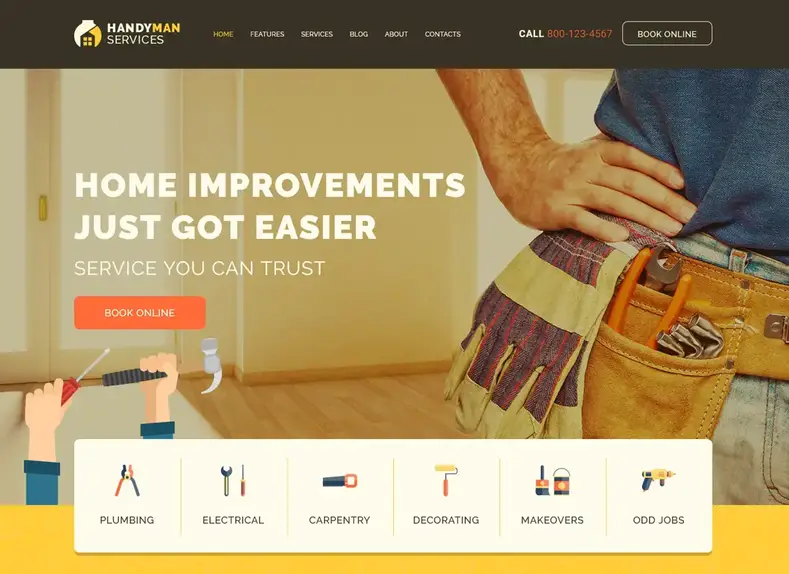 bricoleur-construction-réparation-services-wordpress-thème