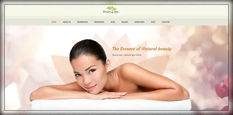 Dream Spa - Salon, Thème WordPress pour Spa