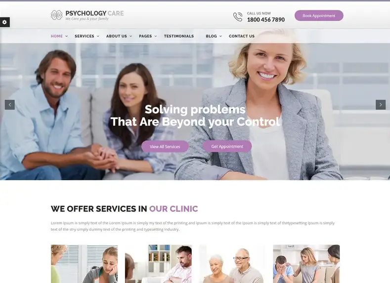 Perawatan psikologi |  Tema WordPress Psikologi & Konseling