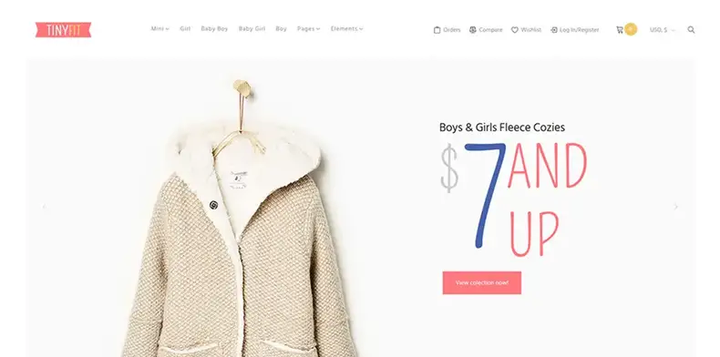 Çocuk Modası WooCommerce Teması