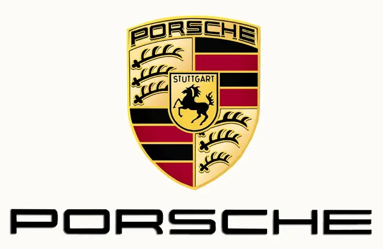 Gambar logo perusahaan Porsche