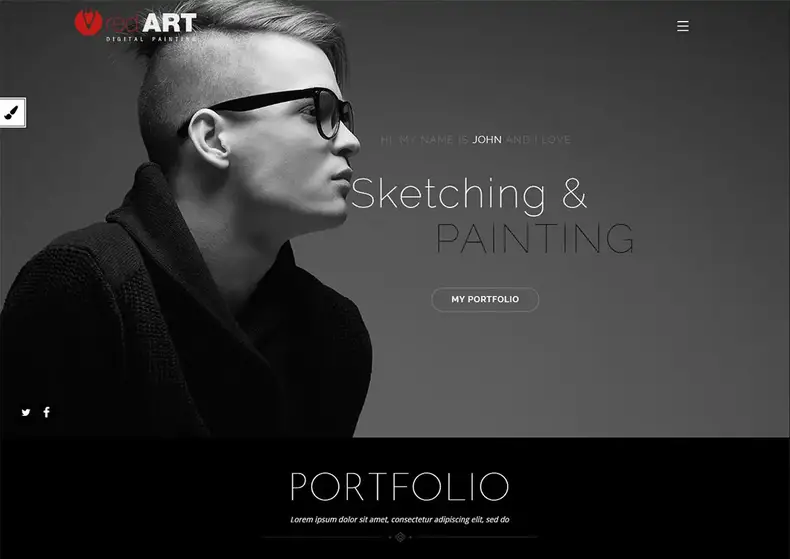 Photographie d'art rouge