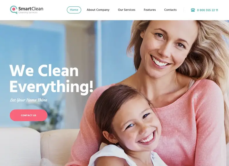 smartclean-cleaning-perusahaan-tema