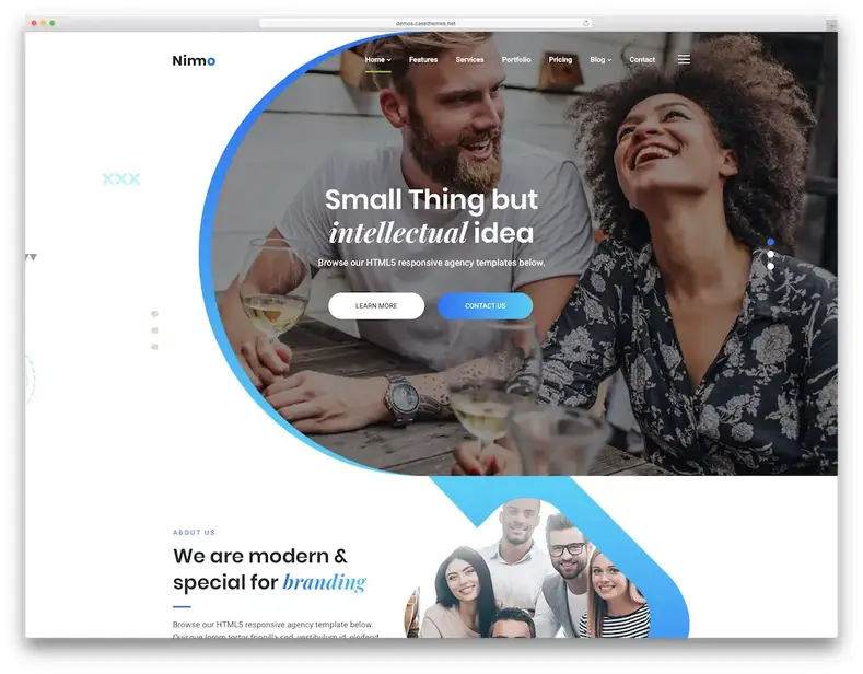 nimmo rtl tema wordpress