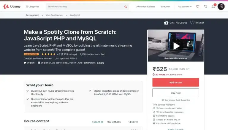 Buat tiruan Spotify dengan PHP