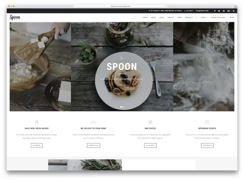 sendok tema wordpress katering premium
